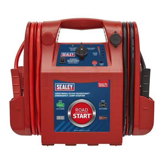 Sealey ROADSTART RS105.V3 Instructions