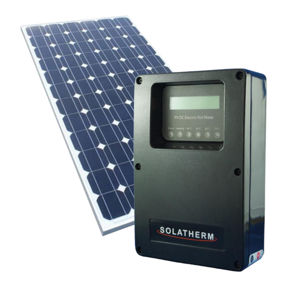 SOLATHERM PV360R Manuals