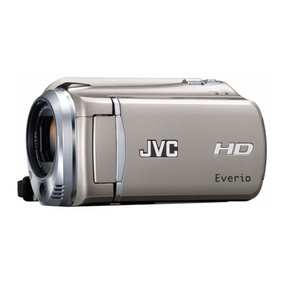 JVC Everio GZ-HD620U Manuals