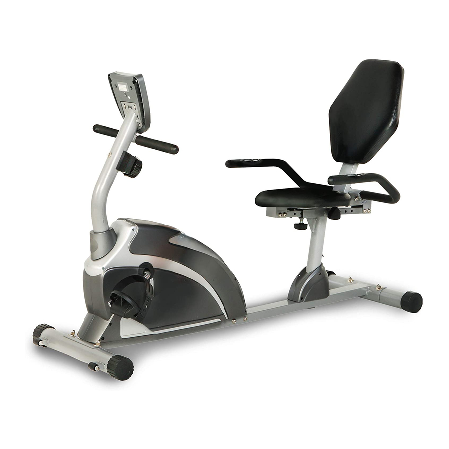 Exerpeutic 4000 magnetic discount recumbent bike manual