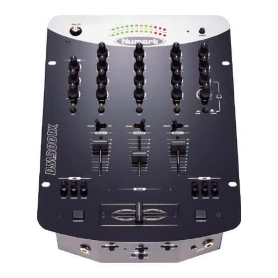 Numark DM3001X Owner's Manual