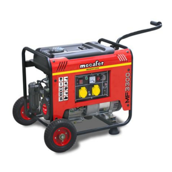 Mecafer MF4500E Manual
