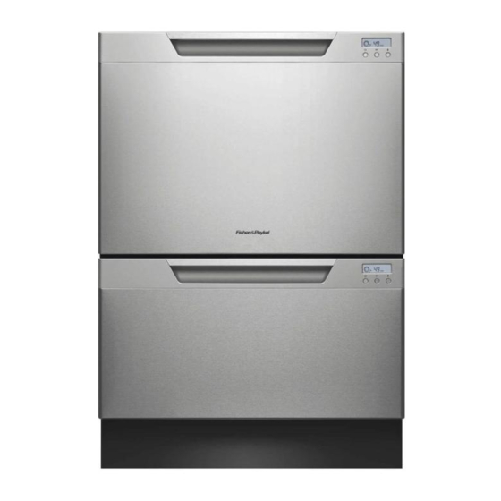 Fisher & Paykel DishDrawer DD24D Series Installation Instructions Manual