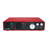 Focusrite Scarlett 6i6 User Manual