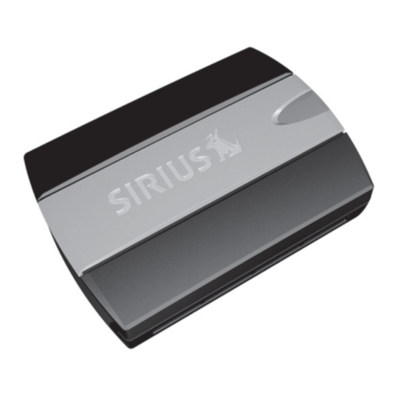 Sirius Satellite Radio SCH1C Installation Manual