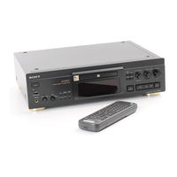 Sony MDS-JA30ES - Mini Disc Recorder Service Manual