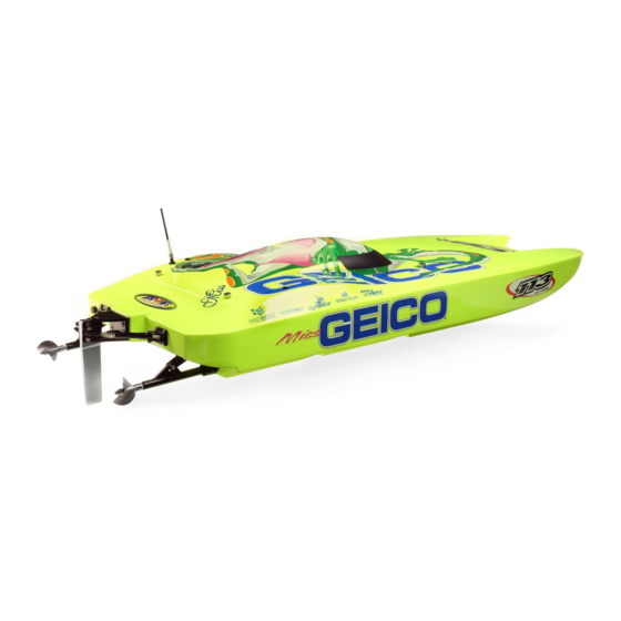 Pro Boat Miss Geico Owner's Manual