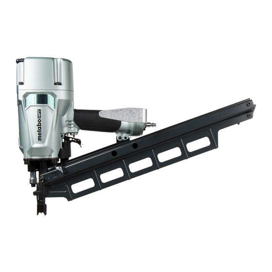 User Manuals: Metabo HPT NR 90AC5 Framing Nailer