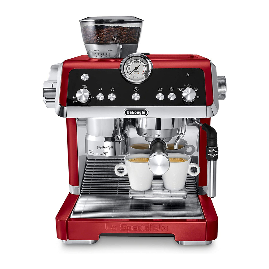 DELONGHI LA SPECIALISTA COFFEE MAKER INSTRUCTION MANUAL | ManualsLib