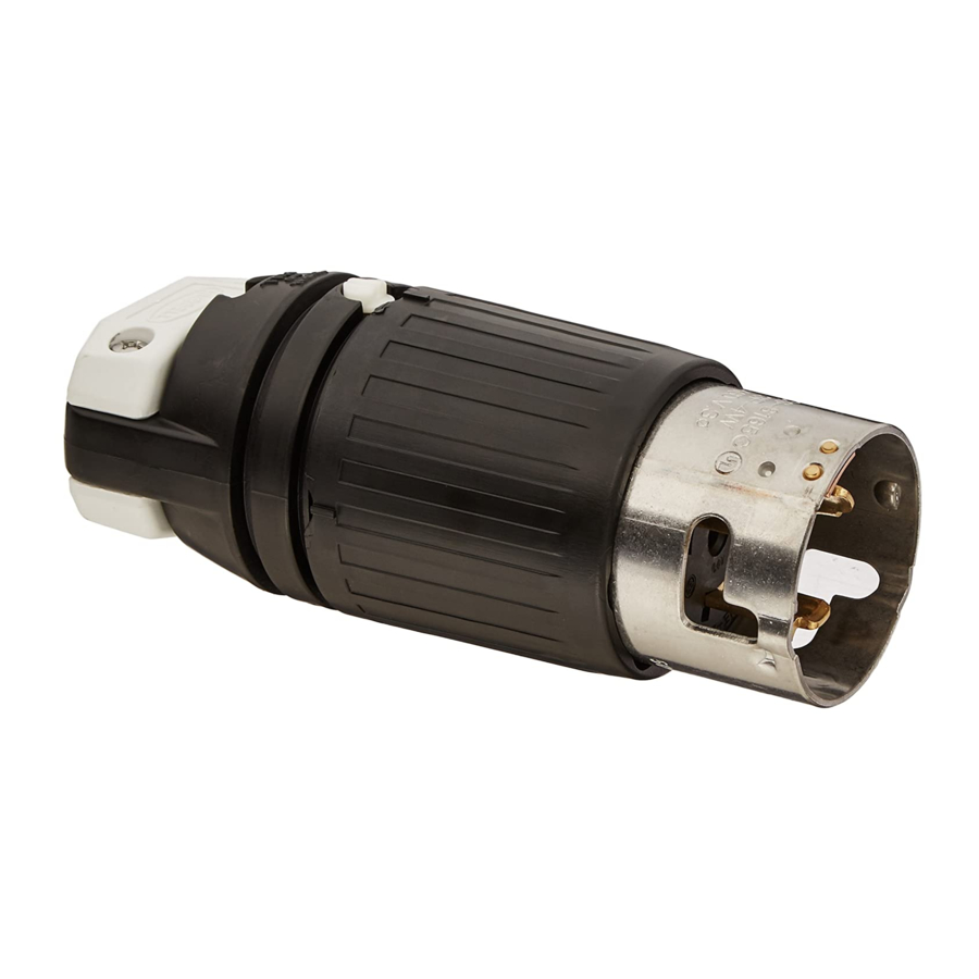 Hubbell 50 AMP TWIST-LOCK Installation Instructions