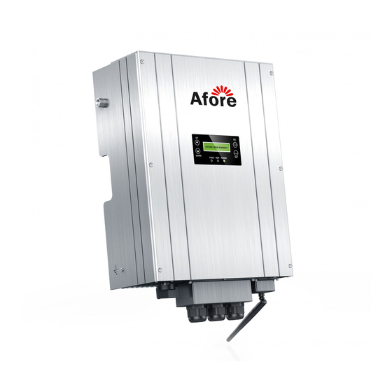Afore Residential HNS Series Installation And Operation Manual
