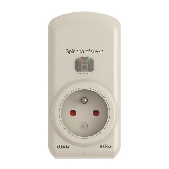 Elko iNels RFSC-11 Quick Start Manual