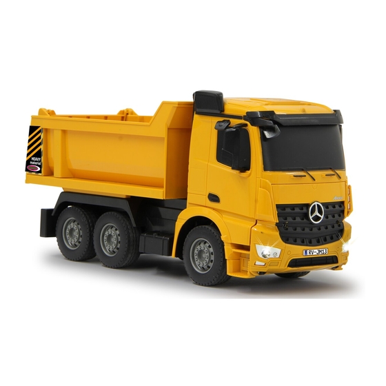 Jamara Mercedes-Benz Arocs Instruction