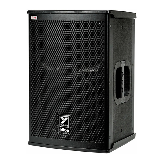 YORKVILLE Elite EF10P Service Manual