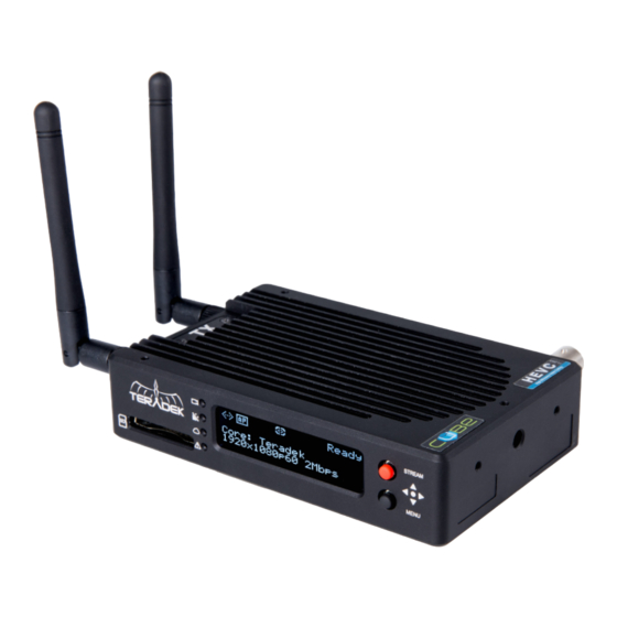 Teradek 600 Series Manuals