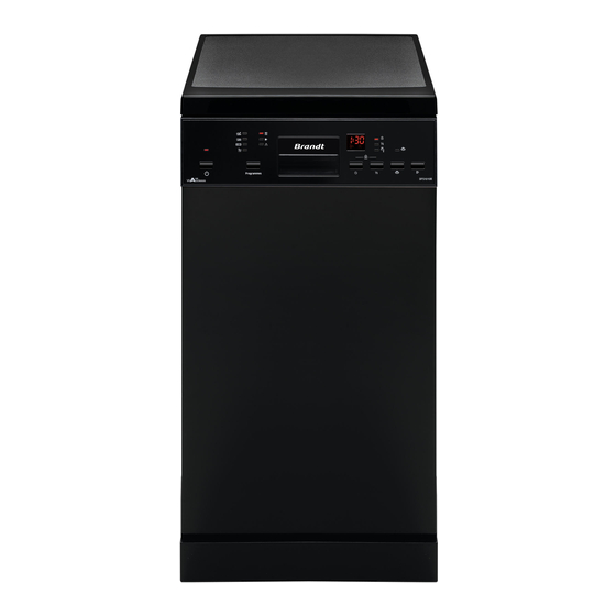 Brandt DFS1010W Installation Instruction