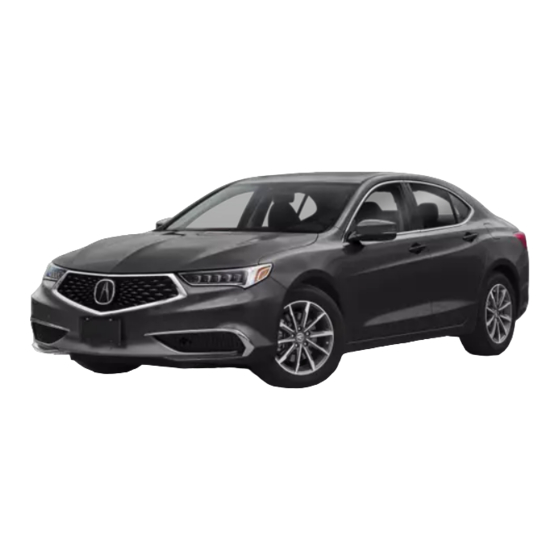 Acura 2019 TLX Owner's Manual