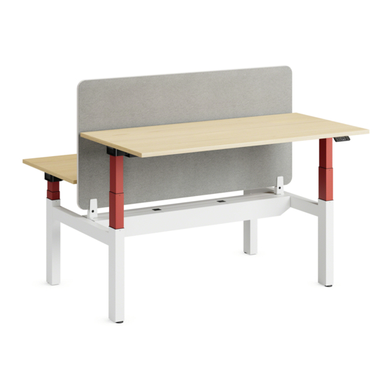 Steelcase Migration SE Height-Adjustable Desk and Bench User Manual