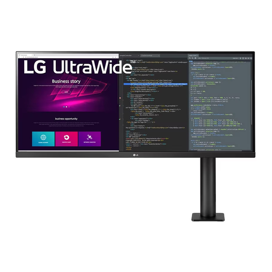 LG UltraWide 34BN780B Manuals