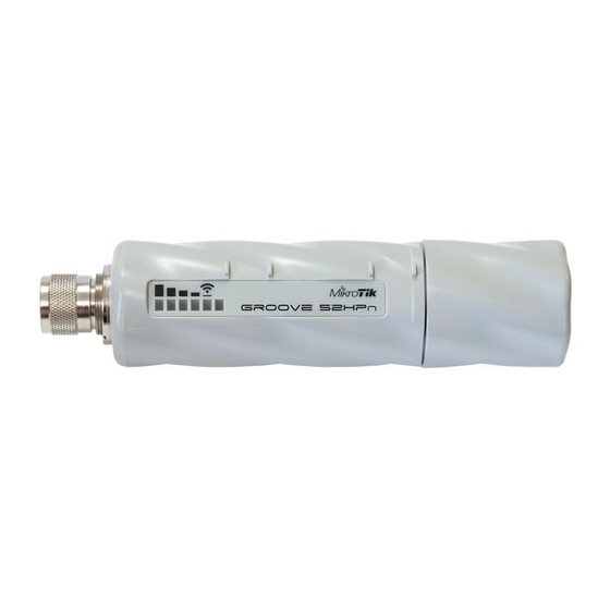 MikroTik RBGroove52HPn Quick Manual