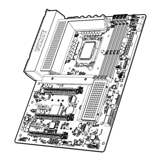 NZXT N5-Z69XT-B1 Intel Gaming Motherboard Manuals