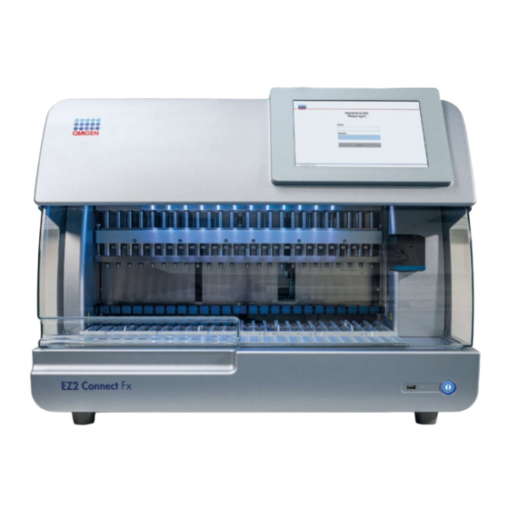 Qiagen EZ2 Connect Safety Instructions And Quick Start Manual