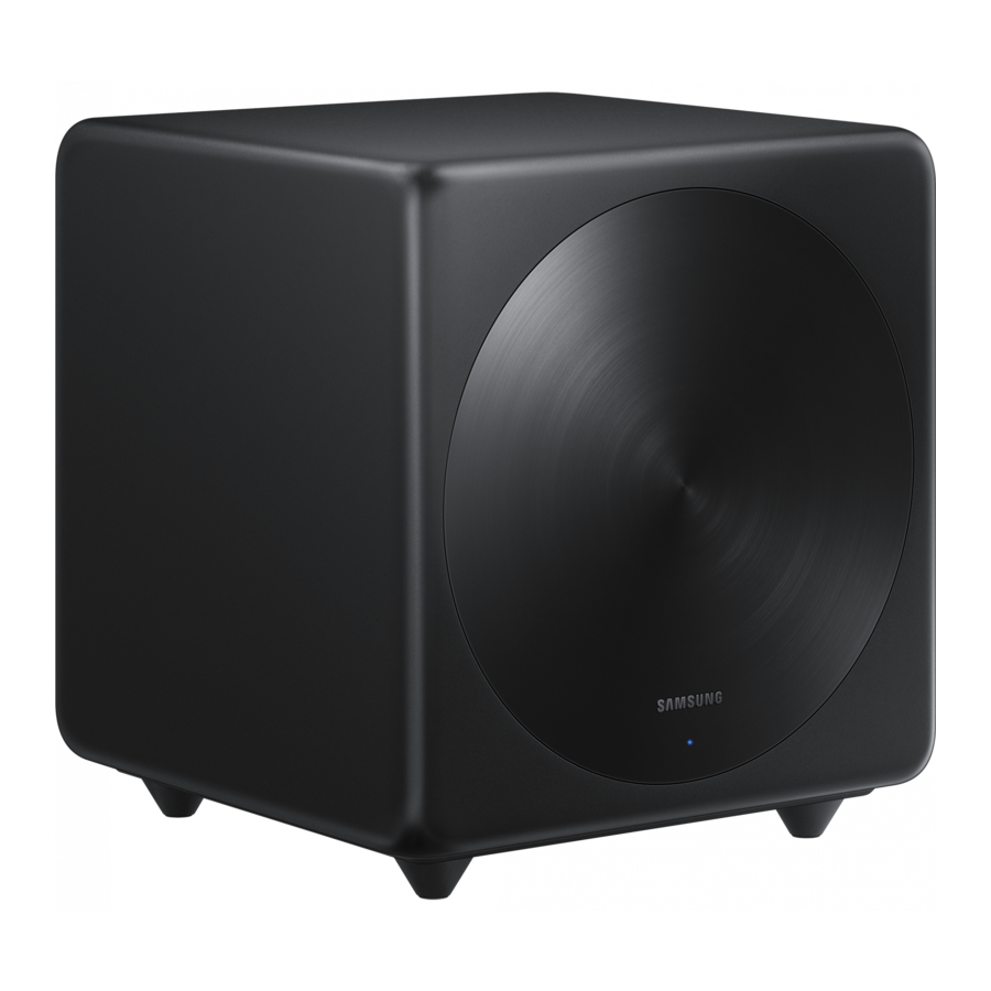 Samsung SWA-W500 - Wireless Subwoofer Manual