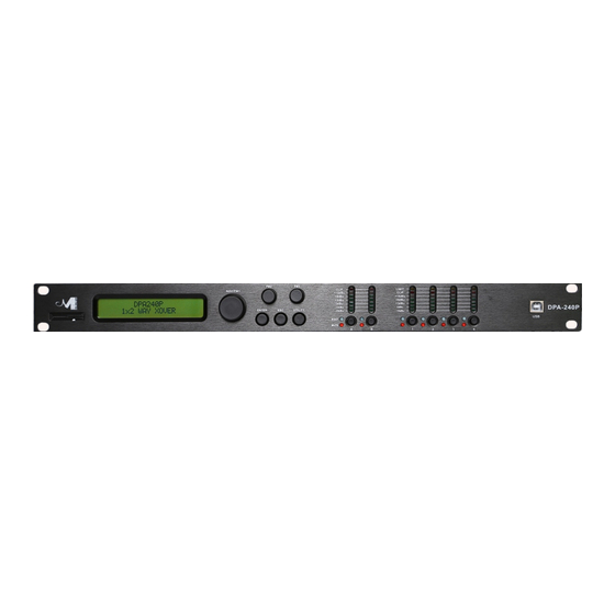 Marani DPA240P Speaker Management System Manuals