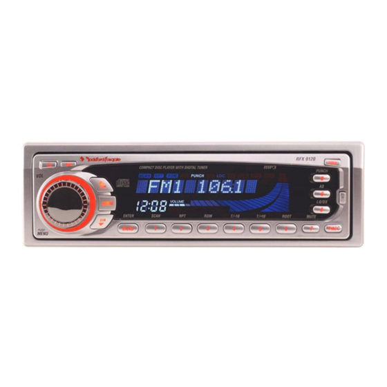 Rockford Fosgate AFX8340 Installation & Operation Manual