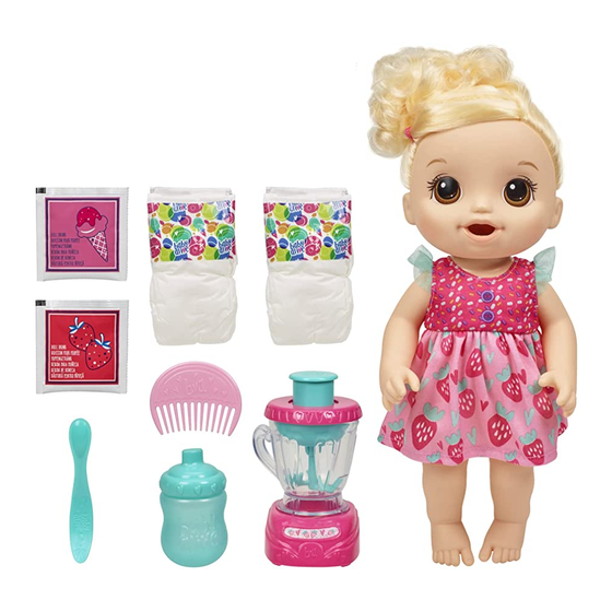 Hasbro Baby Alive Baby and Her Magical Blender Assembly Instructions