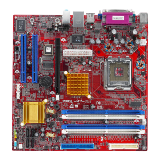Biostar 915GL-M7 Ultra Manual