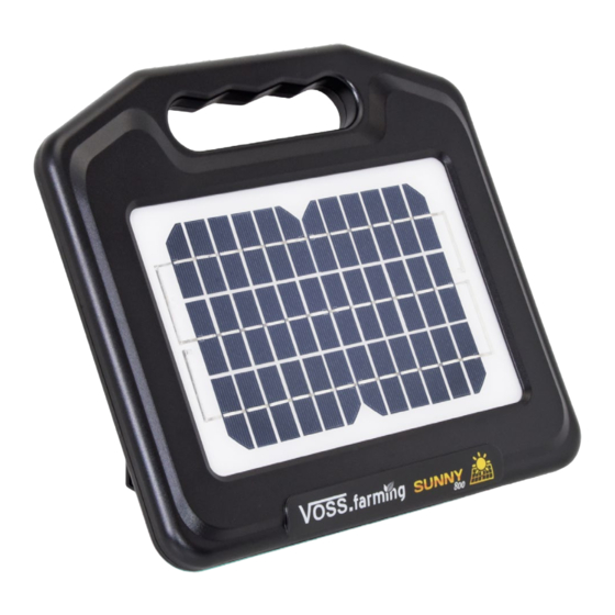 VOSS.farming Sunny 800 Instruction Manual