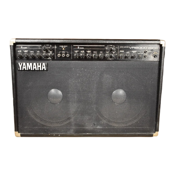 Yamaha VR-4000 Manuals