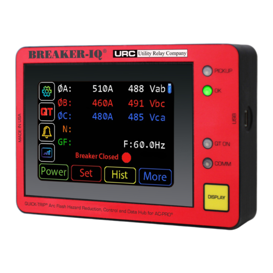 Urc BREAKER-IQ QUICK-TRIP Manuals | ManualsLib