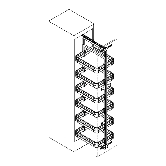 Elite Pull-Out Pantry 400MM Installation Instructions Manual