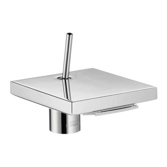 Hans Grohe AXOR Starck X 10205000 Instructions For Use/Assembly Instructions