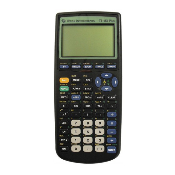 Key Curriculum Press TI-83 Calculator Notes