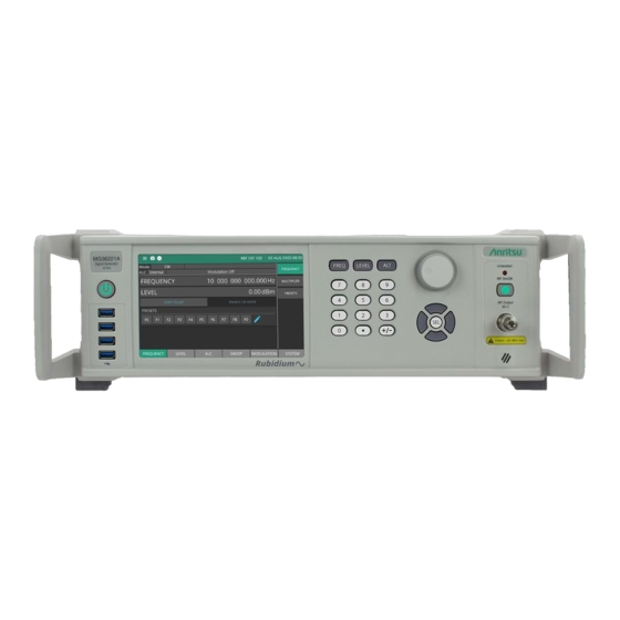 Anritsu Rubidium MG362 1A Series Maintenance Manual