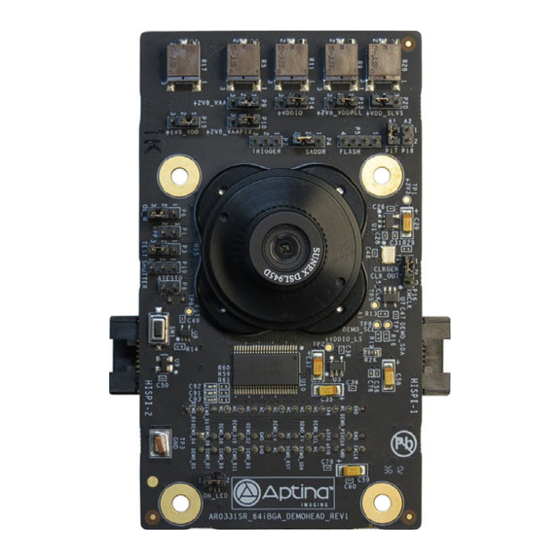 ON Semiconductor AR0331SRSC00SUCAH-GEVB User Manual