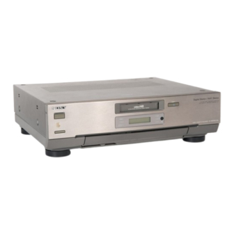 Sony Hi8 EV-S9000E UB Operating Instructions Manual