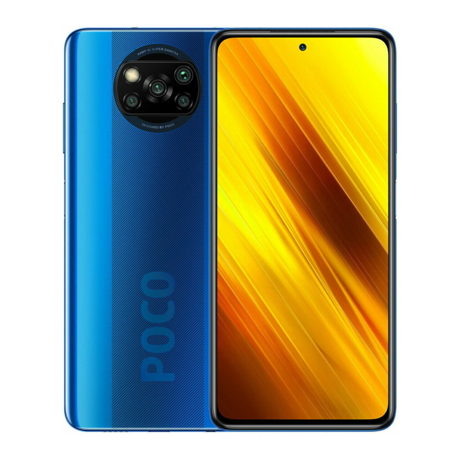 Xiaomi Poco X3 NFC Manual