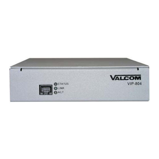 Valcom VIP-804 User Manual