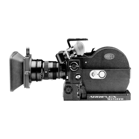 ARRI Arriflex 16 SR II Instruction Manual