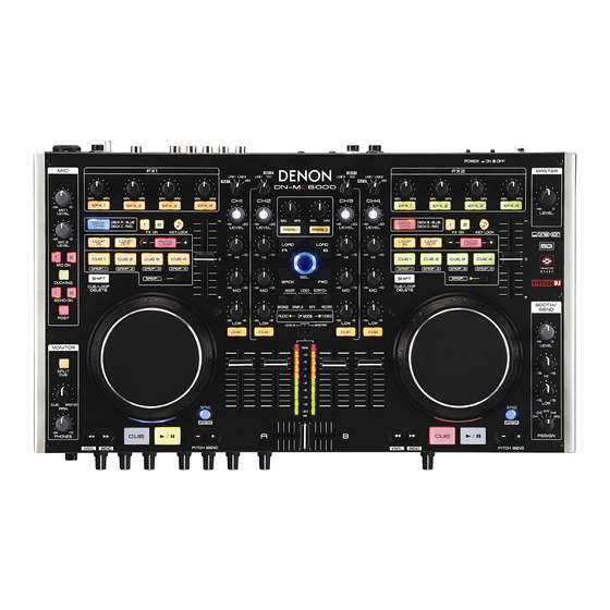 Denon DN-MC6000 Quick Manual