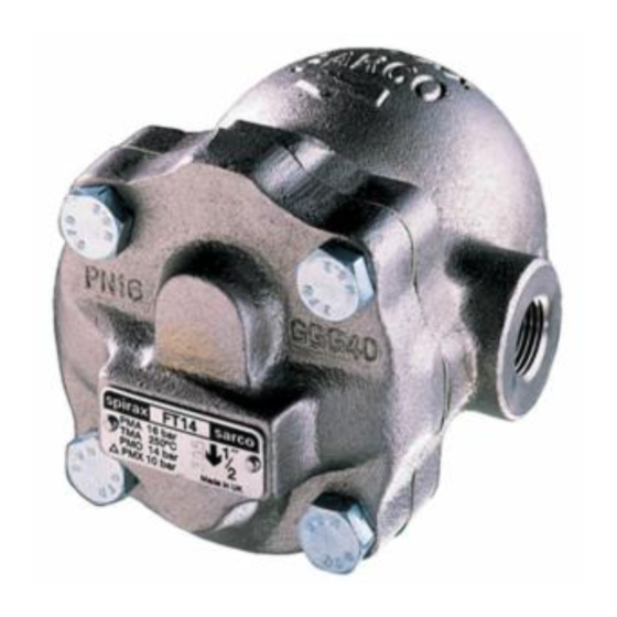 Spirax Sarco CAS14 Installation And Maintenance Instructions Manual