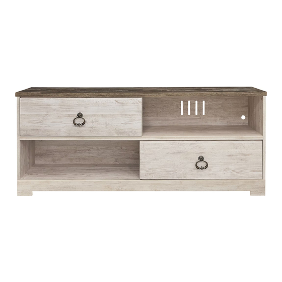 Ashley Signature Design Willowton 175680 Assembly Instructions And Warranty Information