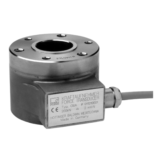 HBM C6A Mounting Instructions