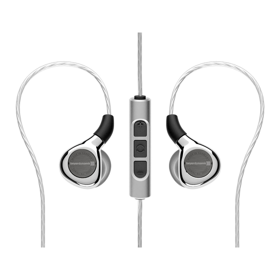 Beyerdynamic Xelento wireless Operating Instructions Manual