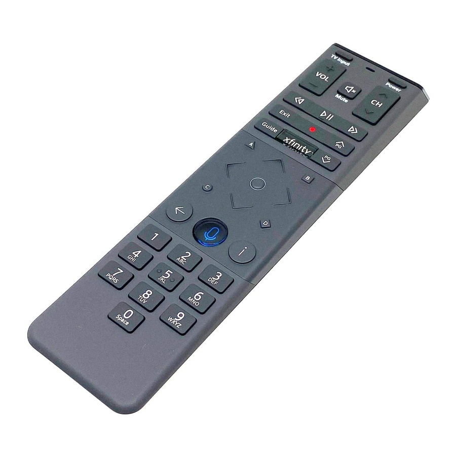 Comcast Voice Remote Manuals