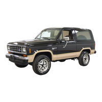 Ford Bronco II 1987 Owner's Manual